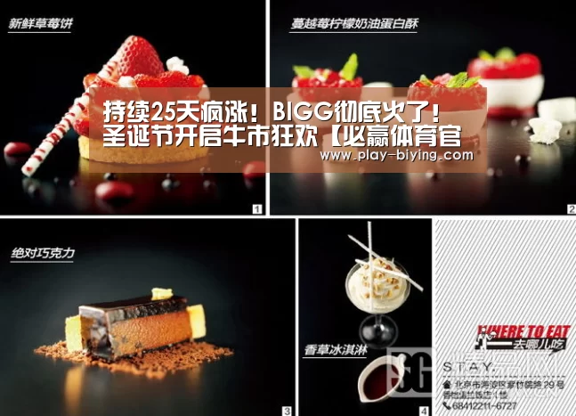 持续25天疯涨!BIGG彻底火了!圣诞节开启牛市狂欢【必赢体育官网】(图1) 必赢官网